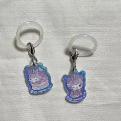 クロミ めじるしアクセサリー アクリルチャーム クリームinスナック 2点セット