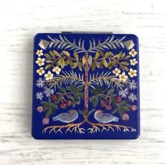 新品　松尾ミユキ　スクエア ミラー　バード　鳥　とり　トリ　拡大鏡　等倍鏡