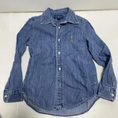 ラルフローレン デニムシャツ サイズ6 120cm 男の子 ボタンシャツ