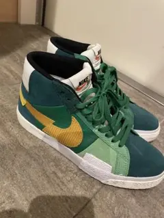 Nike ハイカットスニーカー 緑/黄色