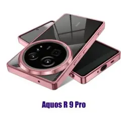 Aquos R 9 Pro スマホケース　ピンクゴールド
