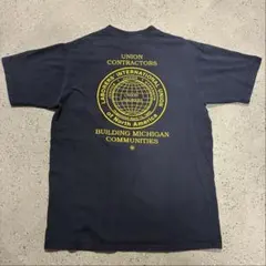 【USA製 Union Line】90s Tシャツ 労働組合 バックプリント Lのサムネイル