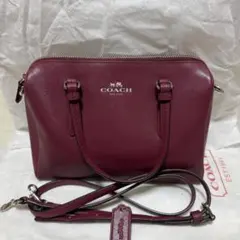 COACH コーチ ワインレッド 美品 ショルダーバッグ