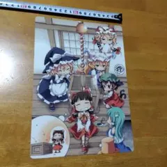 東方project 霊夢 魔理沙 　Ｂ−５下敷き