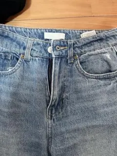 ハイウエスト　フレアデニム