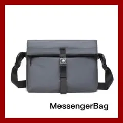 メッセンジャーバッグ ショルダーバッグ ボディ グレー キャリーオン機能付き