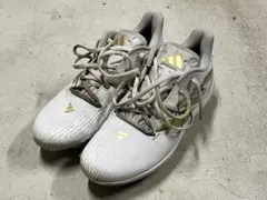 adidas ADIZERO スパイク ホワイト ゴールドのサムネイル