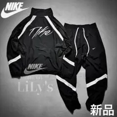 【２ＸＬサイズ】NIKE上下セットアップ　バスケ　ナイキ　黒　定価23,540円 上L 下M】新品未使用 NIKE上下セットアップ ウーブン バスケ 黒 010