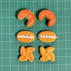19.パン　デコパーツ 6個セット