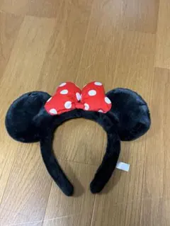【美品】ミニーマウス耳カチューシャ