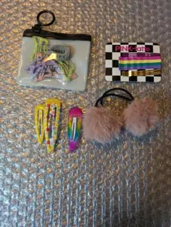 カラフルヘアアクセサリーセット