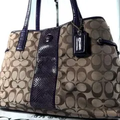 コーチ COACH ハンドバッグ トートバッグ シグネチャー