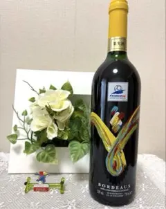 新品未開封サッカーワールドカップ France 98 記念ワイン＆ピンバッジのサムネイル