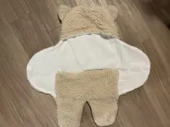 ベビー おくるみ・ブランケット クマ耳付き