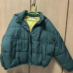 AZUL BY MOUSSY 中綿ダウンジャケット フード グリーン ショート