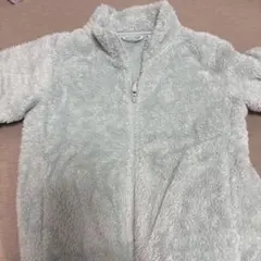 UNIQLO フリースジャケット 110cm ライトグレー