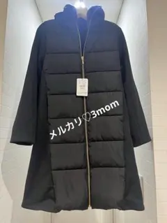 ヤマダヤ　MEDOCフード付き　ダウンコート　黒色　ブラック