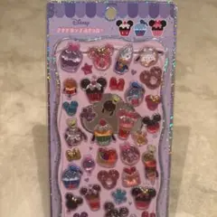 ディズニー　フード　スイーツ　カップケーキ　プチドロップステッカー