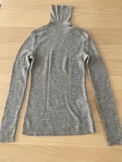 UNIQLO ウール タートルネック セーター M グレー