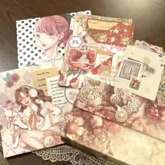 蛇腹ファイル　おすそ分けファイル【14】 ハンドメイド　コラージュ素材