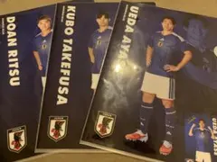 サッカー日本代表 一番くじ クリアファイル 上田綺世　　久保建英　堂安律のサムネイル