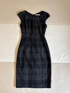 KAREN MILLEN チェック柄 ノースリーブ ワンピース