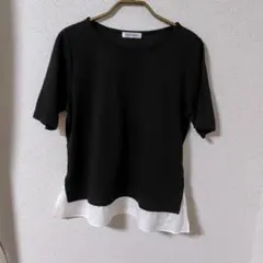 NEWYORKER 半袖カットソー レイヤード風