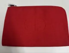 《Dior》ディオール ノベルティポーチ レッド 【新品未使用】