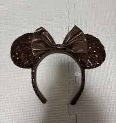 ミニースパンコールカチューシャブラウン / 東京ディズニーリゾート