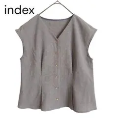 2761 美品indexインデックス ベスト グレー M