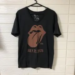 黒 Tシャツ ロゴプリント 1978年7月23日