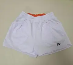 YONEXヨネックス ホワイト ショートパンツＬサイズ