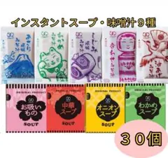 アミュード　即席スープ　9種30個　送料無料