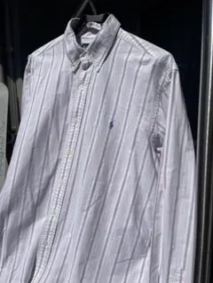 Ralph Lauren ラルフL 白/ピンク/グレー/ブルー/ストライプ