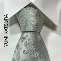 TG2820 YUMI KATSURA ペイズリー シルク ネクタイ 日本製