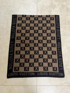 【タイムセール】LOUIS VUITTON チェック柄ブランケット