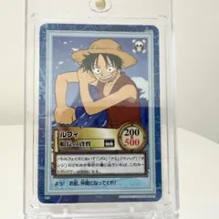 初期　希少　絶版　ワンピース　ハイパーバトル　カードダス　S02 ルフィ