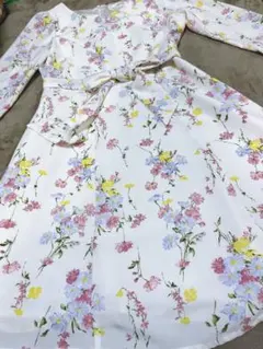 ミッシュマッシュ　花柄　ワンピース