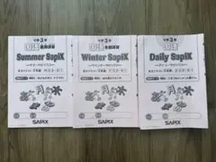 2025年最新】sapix 3年生 夏期講習の人気アイテム - メルカリ