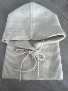 カスタネ　バラクラバ　ニット　帽子　フード　スヌード　防寒対策