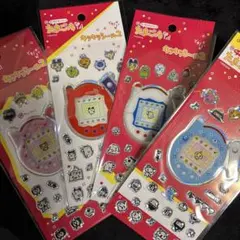 たまごっち　シール4種セット　セリア　キラキラシール2 まめっち　めめっち