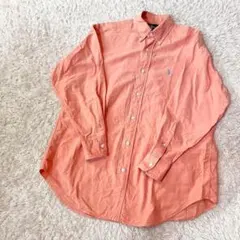 日本サイズM BIG OXFORD ゆったり　ラルフローレン　長袖シャツ