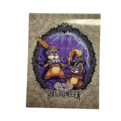 ディズニー　東京ディズニーシー ハロウィン2010 メモ帳　チップとデール
