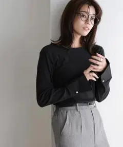 ピエロ Pierrot ╱ テレコリブカフスドッキングトップス