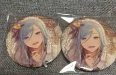 プロセカ　グリッター缶バッジ 48C　日野森雫　2個