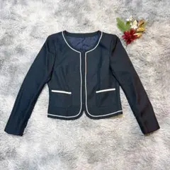 Slattgir. スラットジール（3L）長袖 ジャケット ノーカラー ブレザーのサムネイル