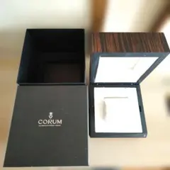 【CORUM】コルム腕時計空箱　外箱　 高級木目調ウォッチケースのサムネイル