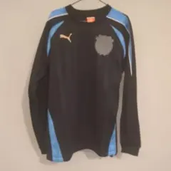 Puma 長袖ジャージ 140 黒/青