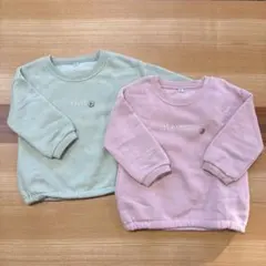 裏起毛トレーナー 90サイズ 2枚セット