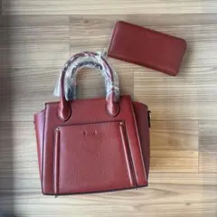 BARCOS/バルコス 牛革バッグ＆長財布セット